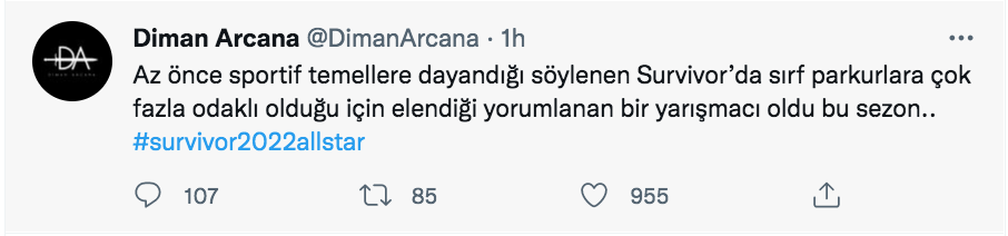 diman arcana dan nagihan karadere nin parkur elestirisine olay yorum